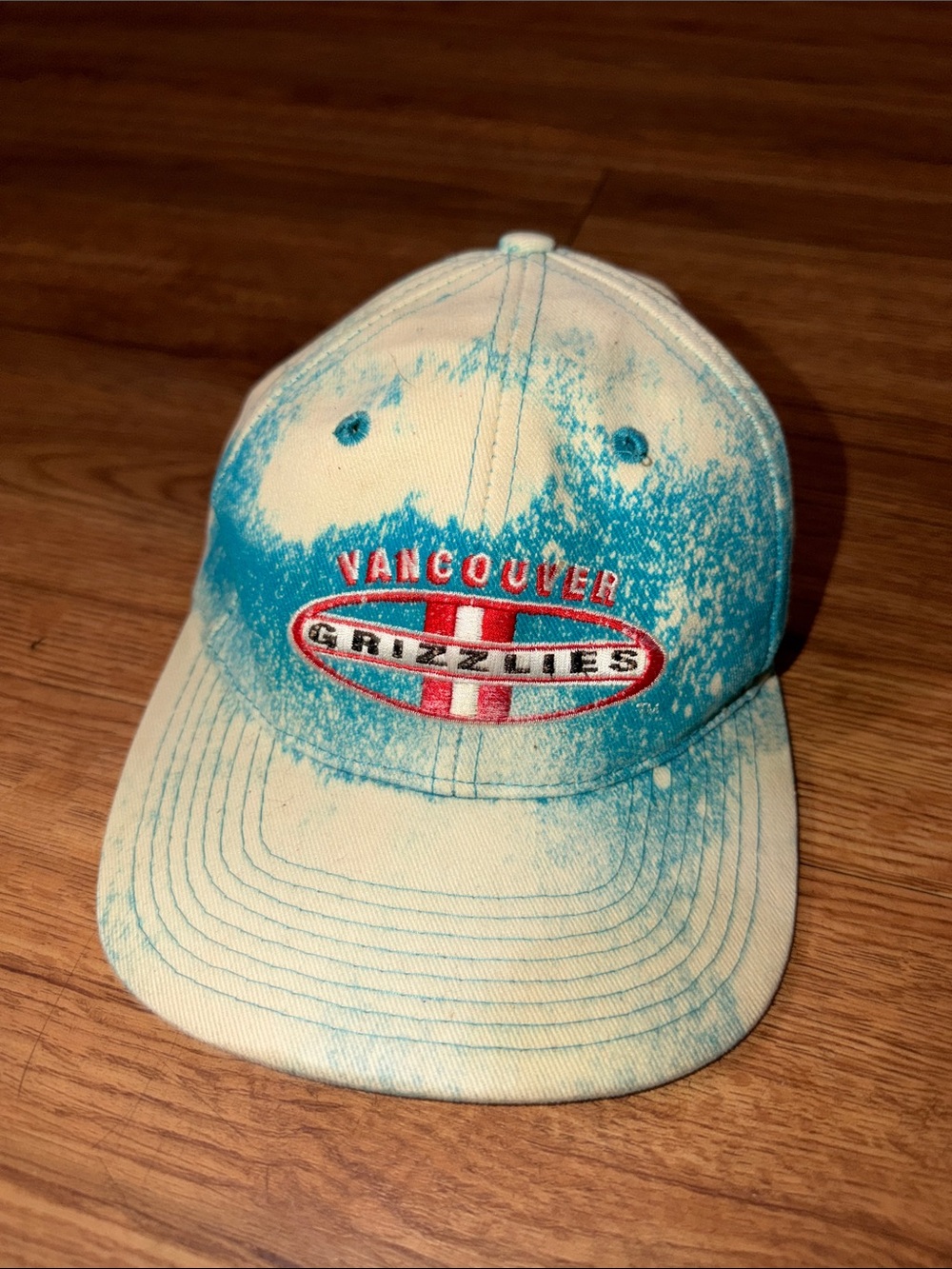 Vintage Vancouver Grizzlies x sports specialties Kids Cap - Teal and White